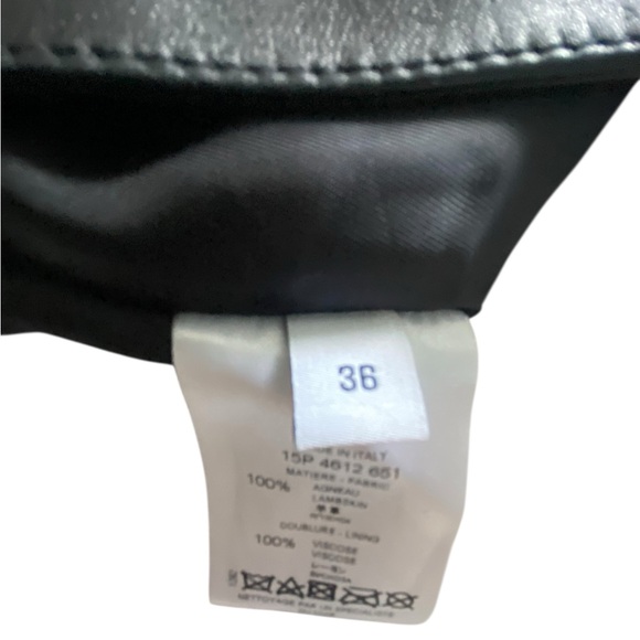 Givenchy Black A-Line Pleated Skirt- size 36 - Picture 6 of 12